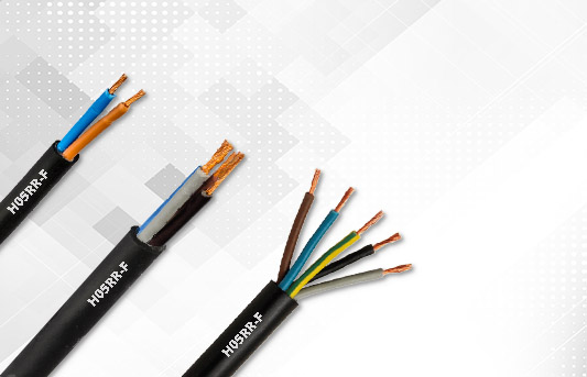 Rubber insulated cables