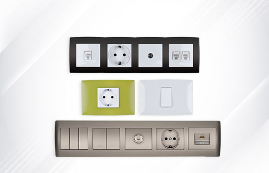 Switches and sockets for home and office