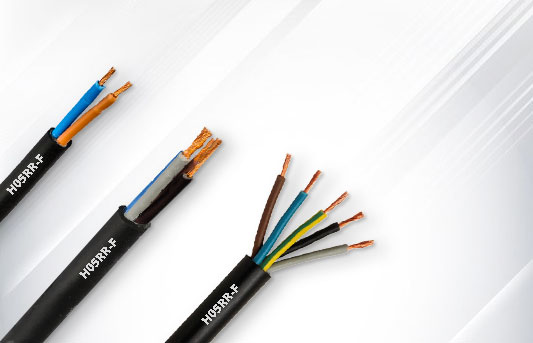 Rubber insulated cables